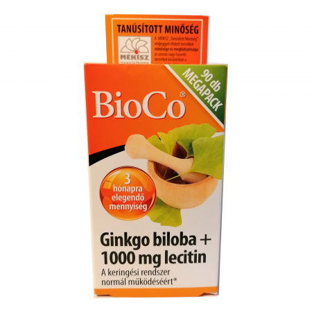 Sistemul nervos și stres - Gingko biloba + lecitina 1000mg 90 capsule