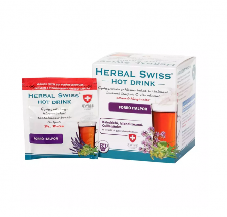 Sănătate pentru răceală și respiratorie - Herbal Swiss Hot Drink (24 pliculete)