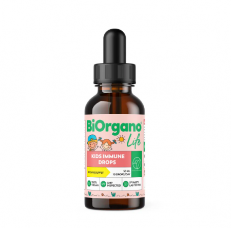 Vitamine A-Z - Kids Immune picaturi 50 ml, pentru intarirea imunitatii copiilor, fara aditivi