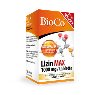Stimulatoare ale sistemului imunitar - Lizin MAX 1000 mg MEGAPACK, 100 tablete