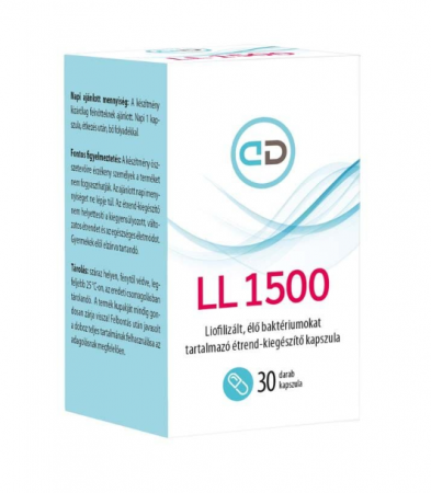 Digestie și Probiotice - LL 1500 – Capsule cu bacterii vii liofilizate