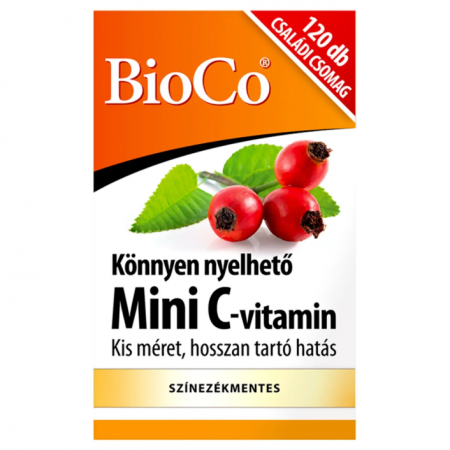 Stimulatoare ale sistemului imunitar - Mini tabletă de vitamina C, ușor de înghițit - 120 buc