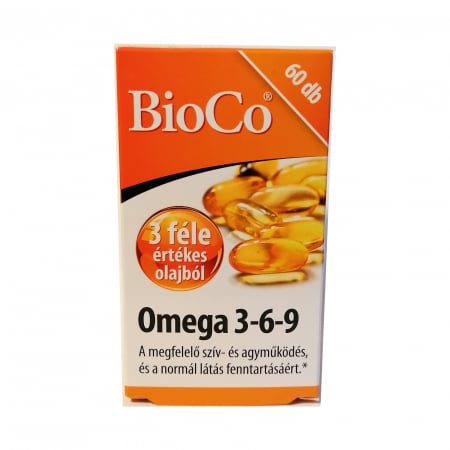 Sănătate cardiovasculară și arterială - Omega 3-6-9 60 capsule