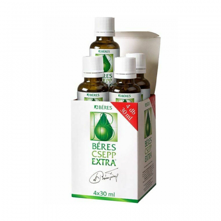 Stimulatoare ale sistemului imunitar - Picaturi Beres Extra, 4x30ml