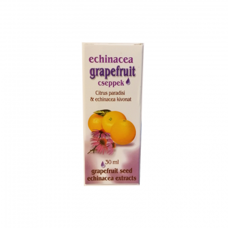 Stimulatoare ale sistemului imunitar - Picaturi de grapefruit cu echinacea