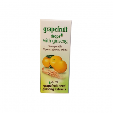 Stimulatoare ale sistemului imunitar - Picaturi de grapefruit cu ginseng