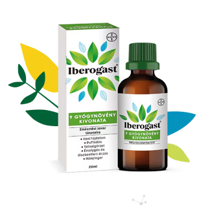 Digestie și Probiotice - Picaturi Iberogast®, extracte din 9 plante medicinale, pentru ameliorarea rapida a simptomelor digestive, 20ml