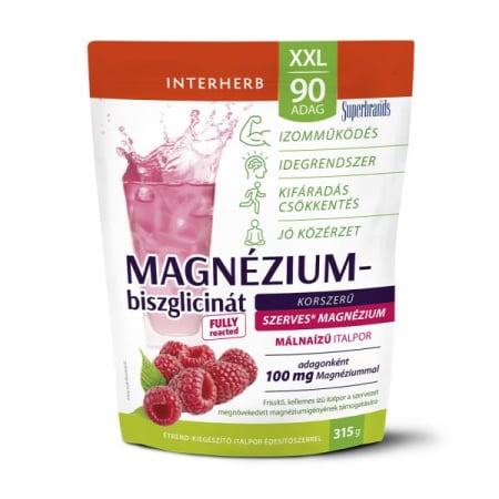 Minerale esențiale - Pulbere pentru băutură cu Magneziu Bisglicinat, 315 g (XXL 90 porții)