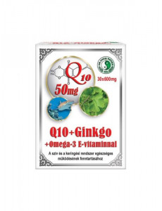 Sistemul nervos și stres - Q10 + Ginkgo + Omega 3, 30 capsule