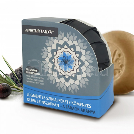 Igienă personală - Săpun natural negru fără sodă caustică cu chimen negru și ulei de măsline 100 gr