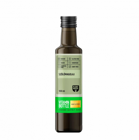 Alimente sanatoase - Ulei de Semințe de Struguri Presat la Rece pentru Consumul Alimentar – 100 ml