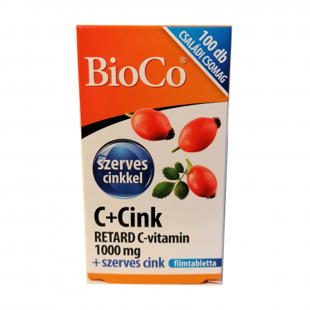 Stimulatoare ale sistemului imunitar - Vitamina C 1000mg + Zinc organic 100 tablete