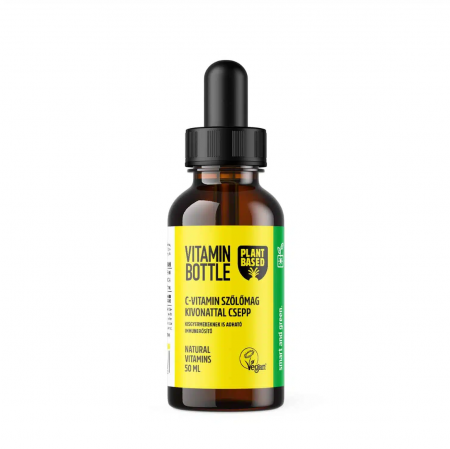 Stimulatoare ale sistemului imunitar - Vitamina C 5000 mg cu extract de seminte de struguri, picaturi, 50 ml, cu pipeta
