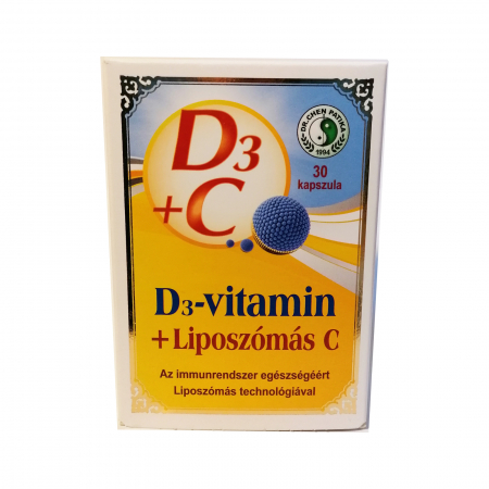 Stimulatoare ale sistemului imunitar - Vitamina C liposomal + D3