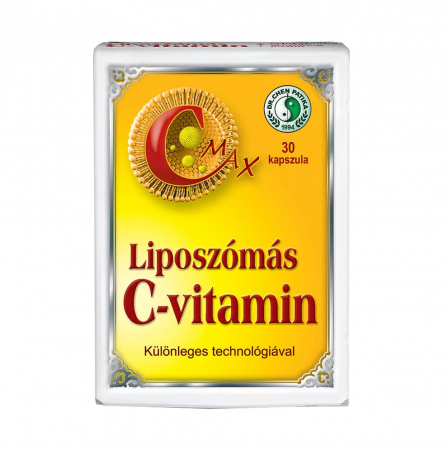 Stimulatoare ale sistemului imunitar - Vitamina C Lipozomală cu măceșe, acerola, semințe de struguri și lecitină - 30 buc