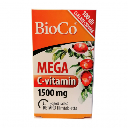 Stimulatoare ale sistemului imunitar - Vitamina C MEGA RETARD 1500mg 100tablete