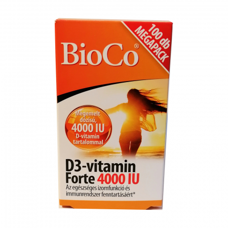 Stimulatoare ale sistemului imunitar - Vitamina D3 Forte 4000UI 100 tablete