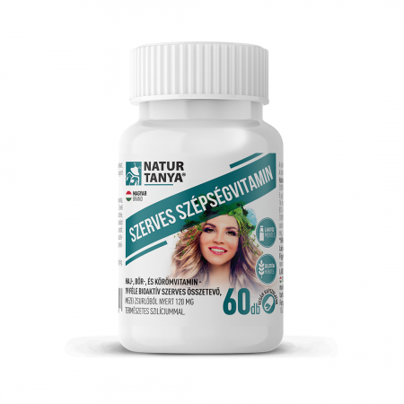 Sănătatea femeilor - VITAMINA ORGANICĂ DE FRUMUSEȚE cu 19 ingrediente bioactive împotriva căderii părului, subțierii părului, pentru frumusețea pielii și sănătatea unghiilor, în capsule vegane.