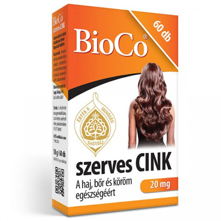 Minerale esențiale - Zinc organic 20mg - 60 tablete