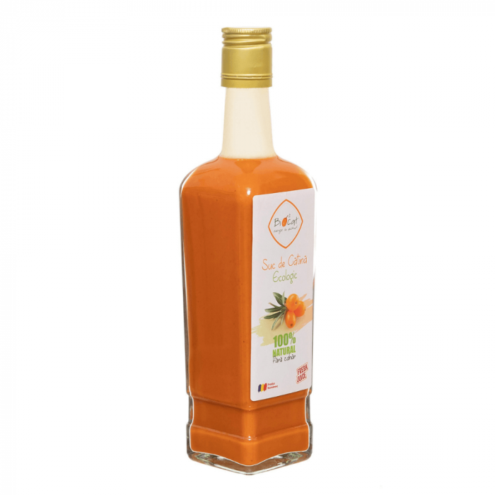 Suc de catina ecologic 500ml - sticla (produs proaspat) [3]