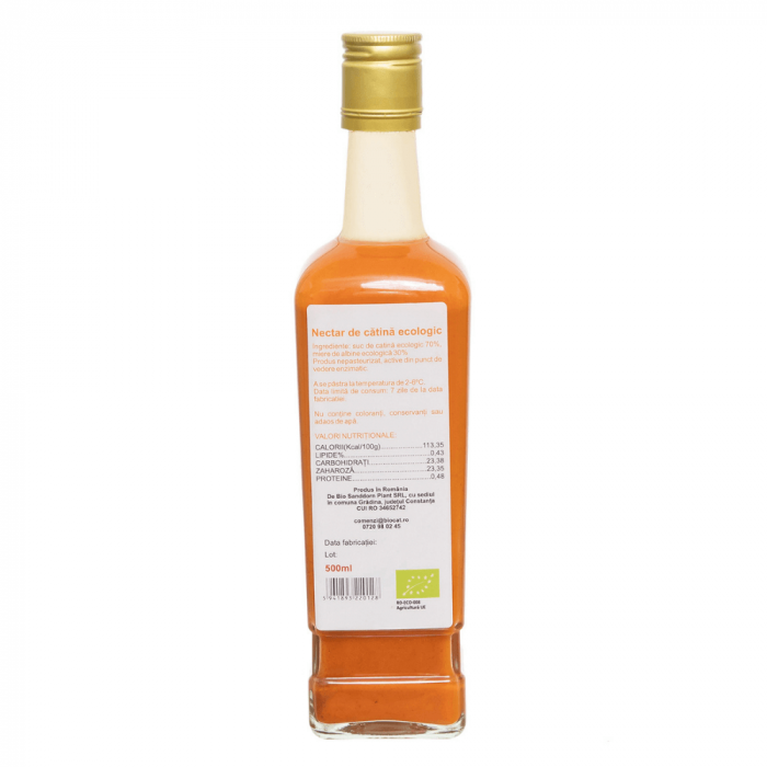 Nectar de catina Ecologic 500ml - Sticla (produs proaspat) [2]
