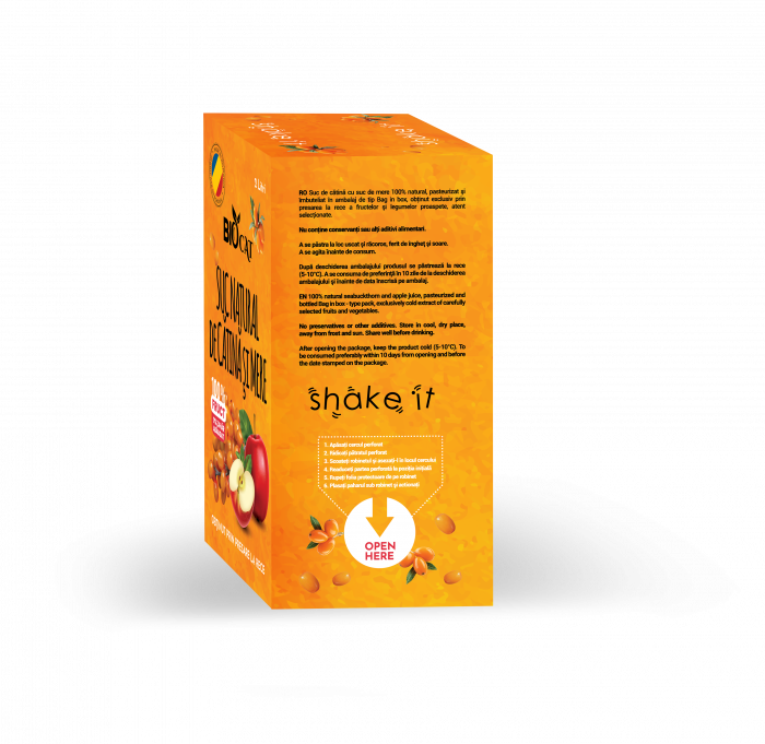 Suc de Catina cu suc de mere - produs pasteurizat 2l [2]
