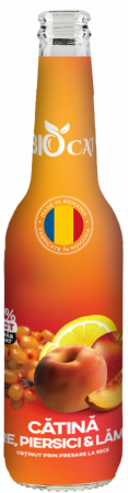 Sucuri Naturale - Suc de catina cu mere, piersici si lamaie 250 ml