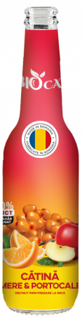 Sucuri Naturale - Suc de catina cu mere si portocale 250 ml