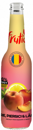 Sucuri Naturale - Suc de mere cu piersici si lamaie 250 ml