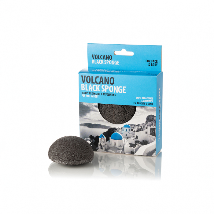 Burete Konjac natural combinat cu apă vulcanică -  Santo Volcano Spa [1]