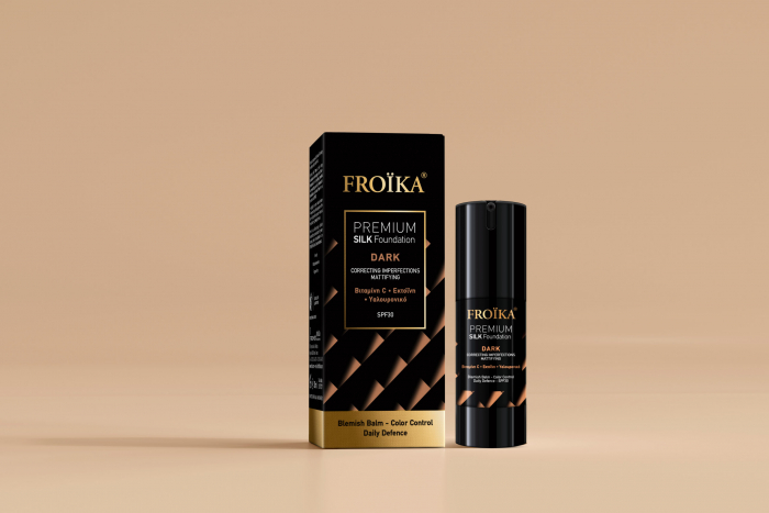 Fond de ten cu SPF 30 Premium Silk Dark Froika [2]