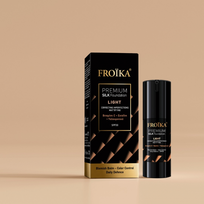 Fond de ten cu SPF 30 Premium Silk Light Froika pentru un ten natural [2]