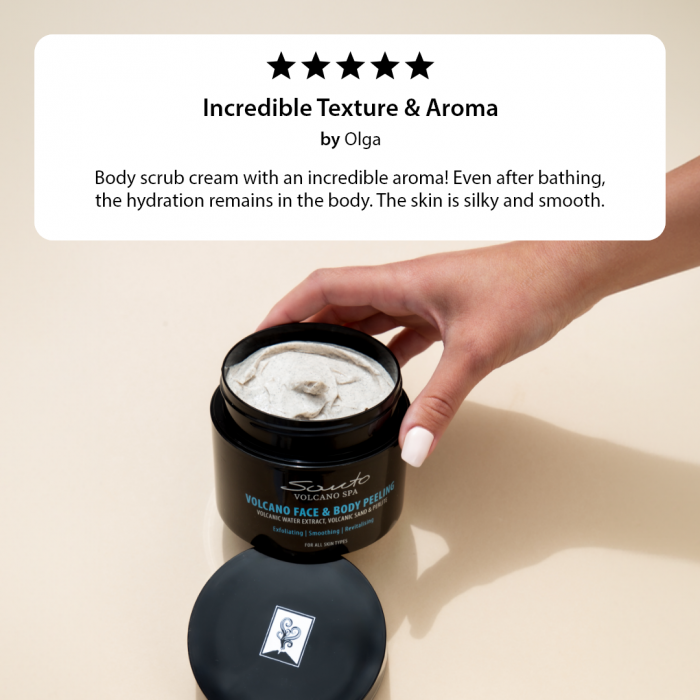 Crema peeling pentru fata & corp 200 ml – Santo Volcano Spa [4]