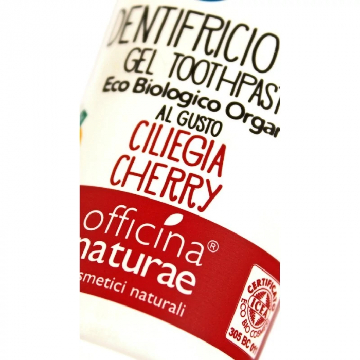 Pastă de dinți naturală pentru copii cu aromă de cireșe Biricco - Officina Naturae [2]