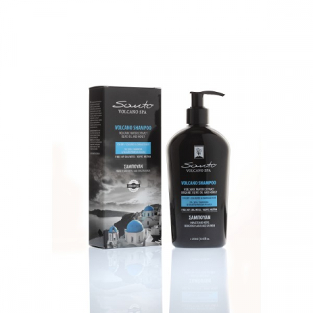 Șampon pentru păr vopsit, uscat, deteriorat, 250 ml, Santo Volcano Spa [0]