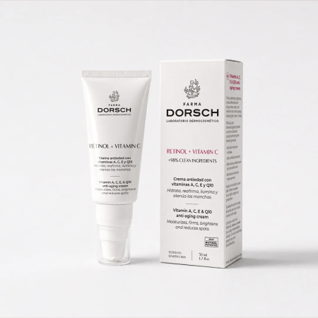Cremă antirid Retinol + Vitamina C și peptide 50 ml – Farma Dorsch [1]