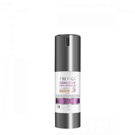 Ten sensibil - Crema colorată cu SPF 30 pentru cuperoză și rozacee Froika