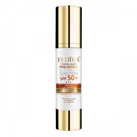 Cremă colorată light cu SPF 50 Froika pentru ten sensibil cu acid hialuronic