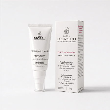 Mască facială detox cu kaolin, aloe vera și vitamina C [1]