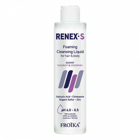 Ingrijirea  parului - Șampon cu sulf antimătreață și scalp gras – Froika Renex-S