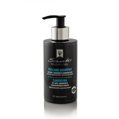 Ingrijirea  parului - Sampon pentru par uscat, deteriorat, vopsit – Santo Volcano Spa 250ml