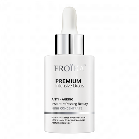 Froika - Ser cu niacinamide si acid hialuronic pentru uniformizarea tenului – Froika Premium Intensive Drops