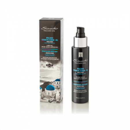 Ingrijirea  parului - Ulei de păr și corp cu argan, morcov și vitamina E 100 ml – Santo Volcano Spa