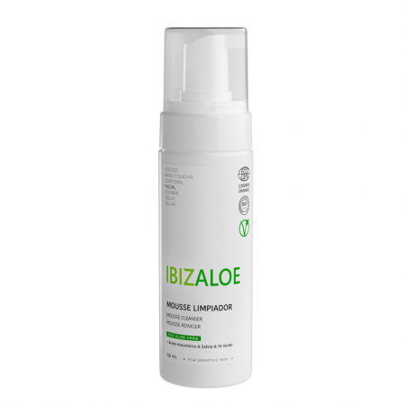 Curatare ten - Spumă micelară purificatoare cu aloe vera bio 150ml - Ibizaloe