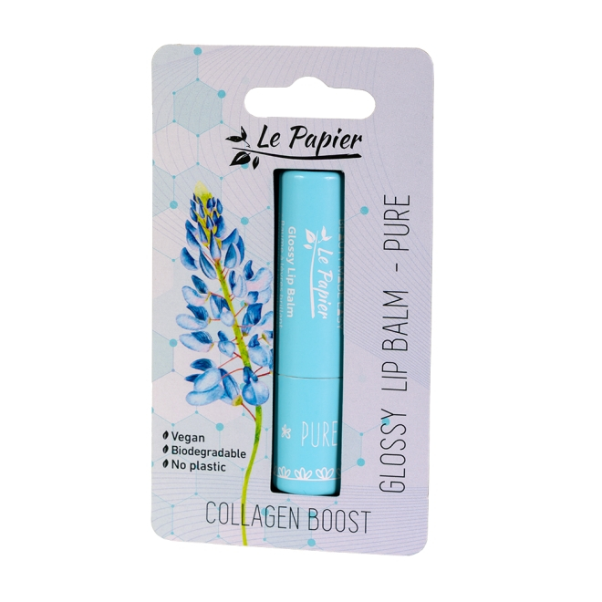 Balsam de buze lucios cu colagen- Pure [3]