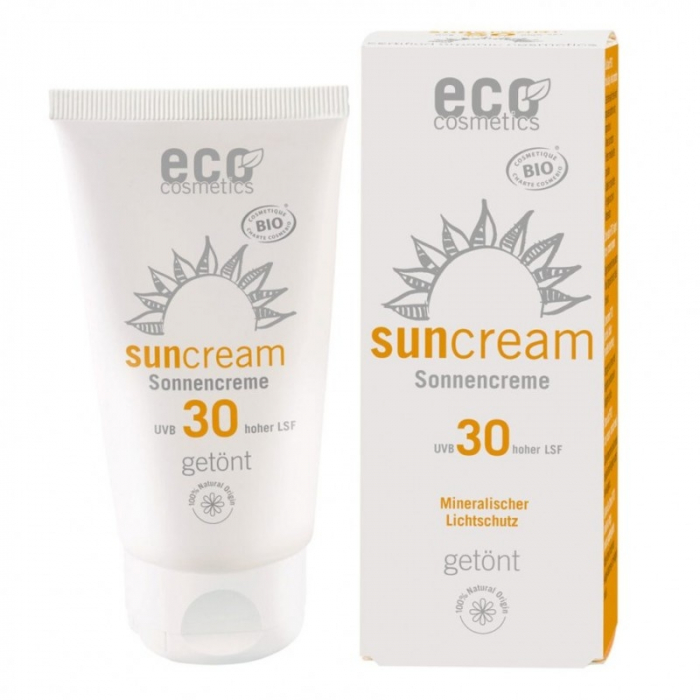 Crema bio protectie solara inalta FPS 30, nuantata, 75 ml [1]