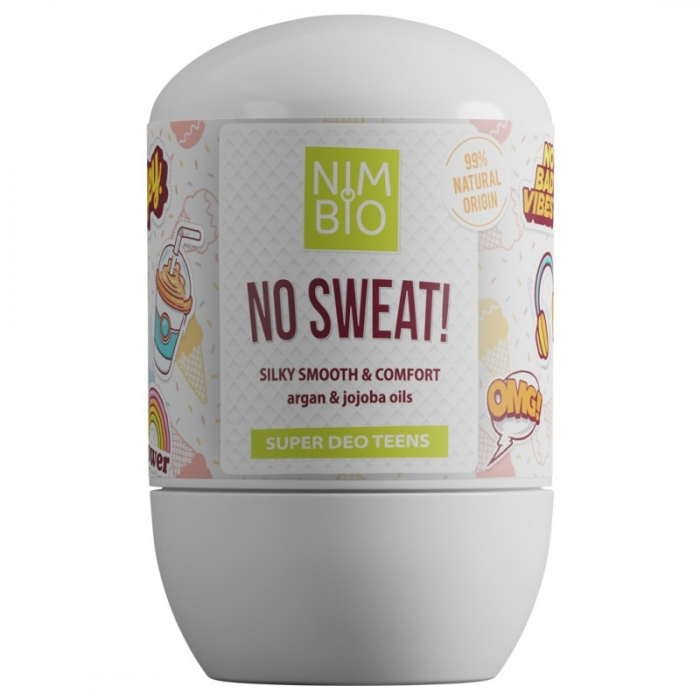 NIMBIO No Sweat deodorant natural pentru adolescente, 50ml [1]