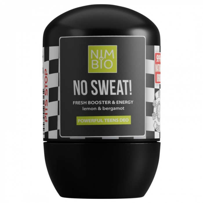 NIMBIO No Sweat deodorant natural pentru adolescenti, 50ml [1]