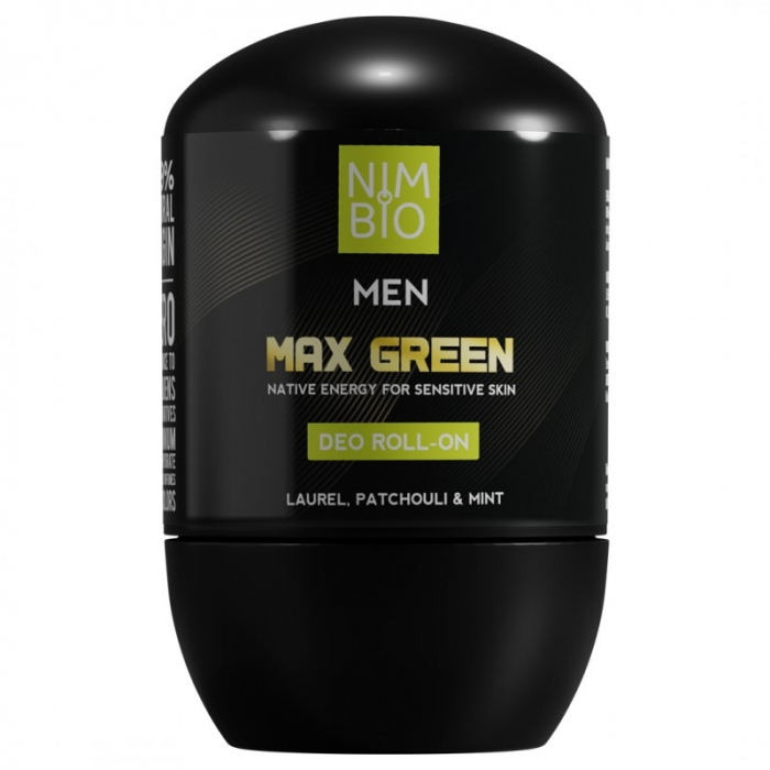 NIMBIO Max Green deodorant natural pentru barbati, 50ml [1]