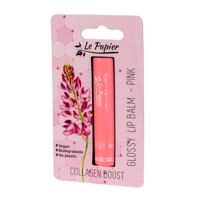 Balsam de buze lucios cu colagen -Pink [3]
